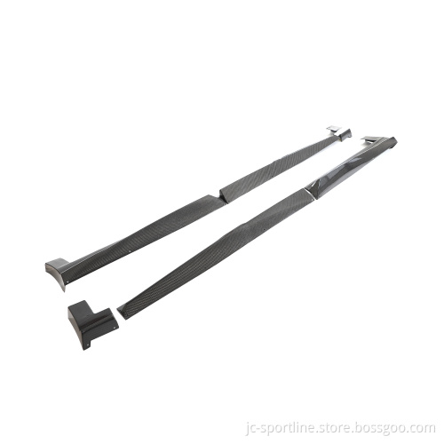 RSQ8 Carbon Fiber Car Side Skirts Extensions - Audi RSQ8 2021